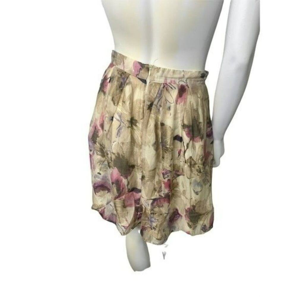 Alice Moon by Moon Collection Medium watercolor floral skirt - Picture 4 of 6